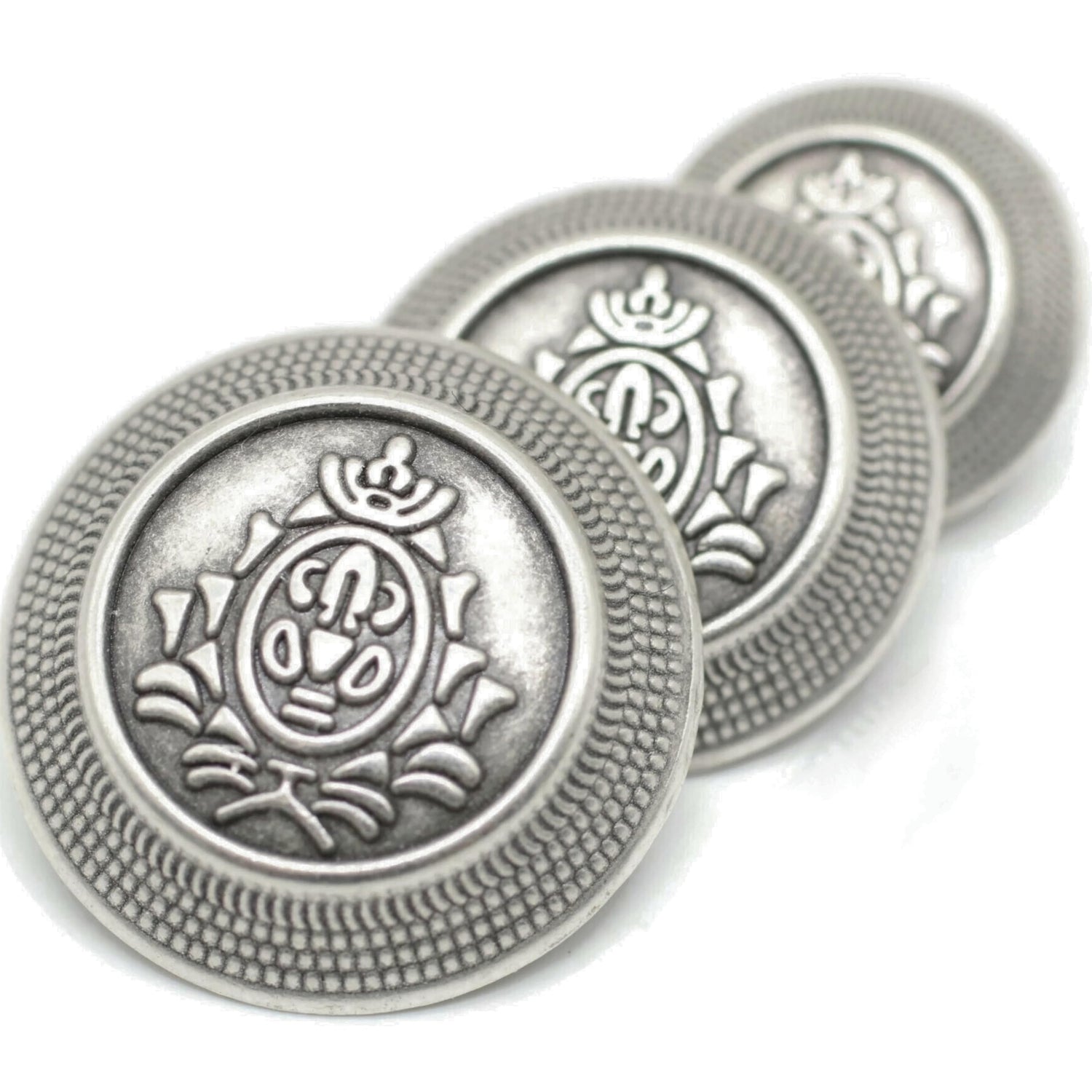 Antique silver buttons