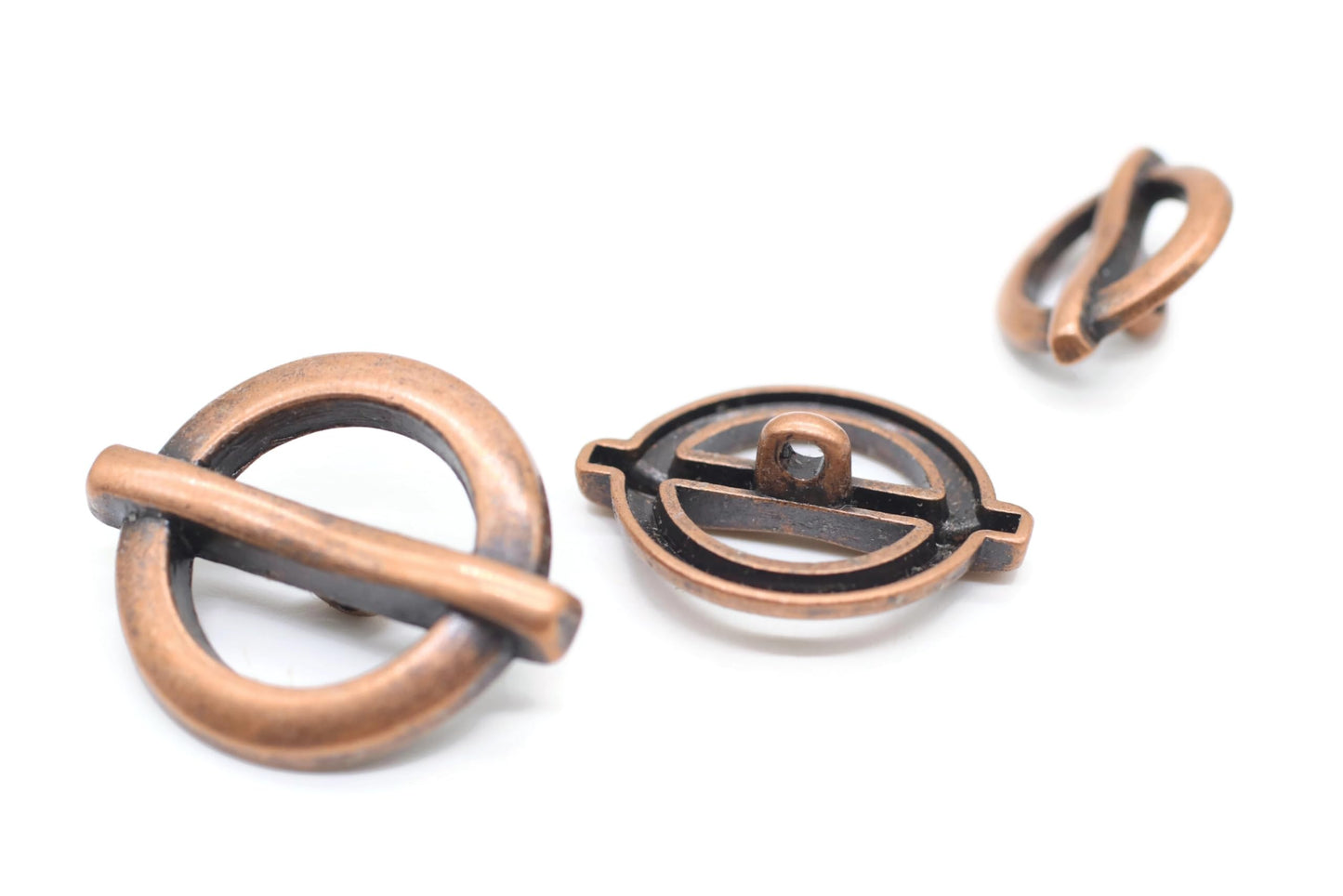 Bronze Metal Shank Buttons - 12 Pcs - 3 Size Options - Flat Round Metal Shank Buttons for Men Women Blazer Coat Uniform Shirt Suit and Jacket Sewing Craft DIY N18503