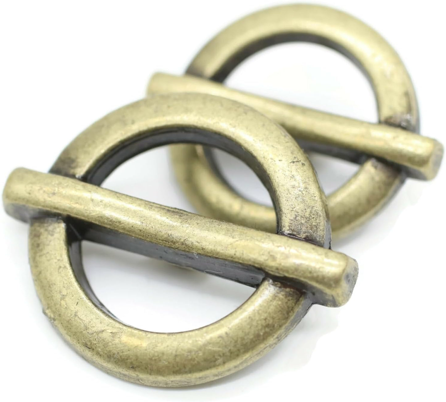 Bronze Metal Shank Buttons - 12 Pcs - 3 Size Options - Flat Round Metal Shank Buttons for Men Women Blazer Coat Uniform Shirt Suit and Jacket Sewing Craft DIY N18503