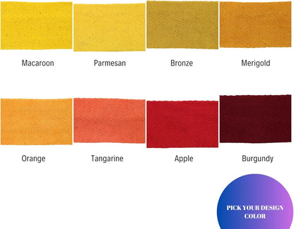 2" & 1.5" & 1.18' & 1" Cotton Herringbone Bias Binding Tape - 10 Yards - 50+ Colors - 100% Natural Cotton - Sewing, Wrapping, Craft, DIY - 10145 (MeriGold)