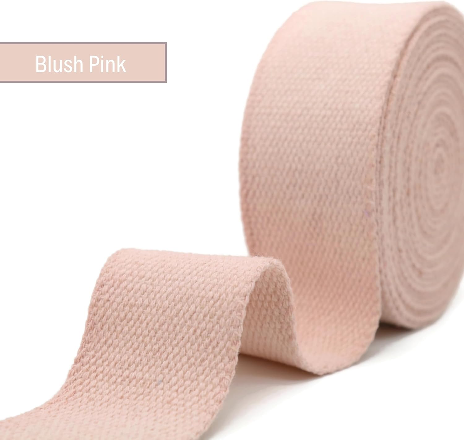 2" & 1.5'' & 1" Cotton Webbing - 5 Yards - 50+ Colors -%100 Natural Cotton - Turkish Woven - Heavy Duty 1 Inch 1.5 Inch 2 Inch Canvas Webbing for Sewing Straps Bag Climbing Indoors Craft DIY 11195…